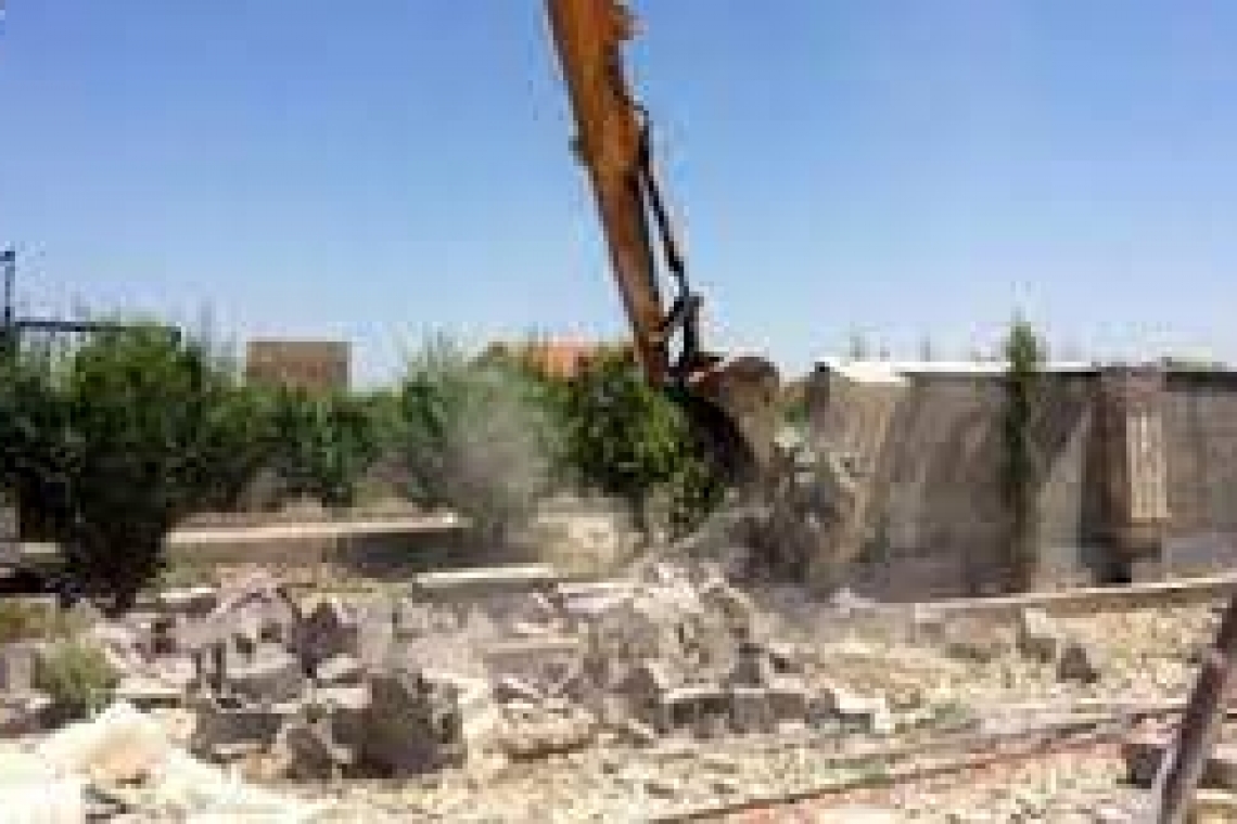 ۱۳۶ سازه غیرمجاز در خراسان شمالی تخریب شد